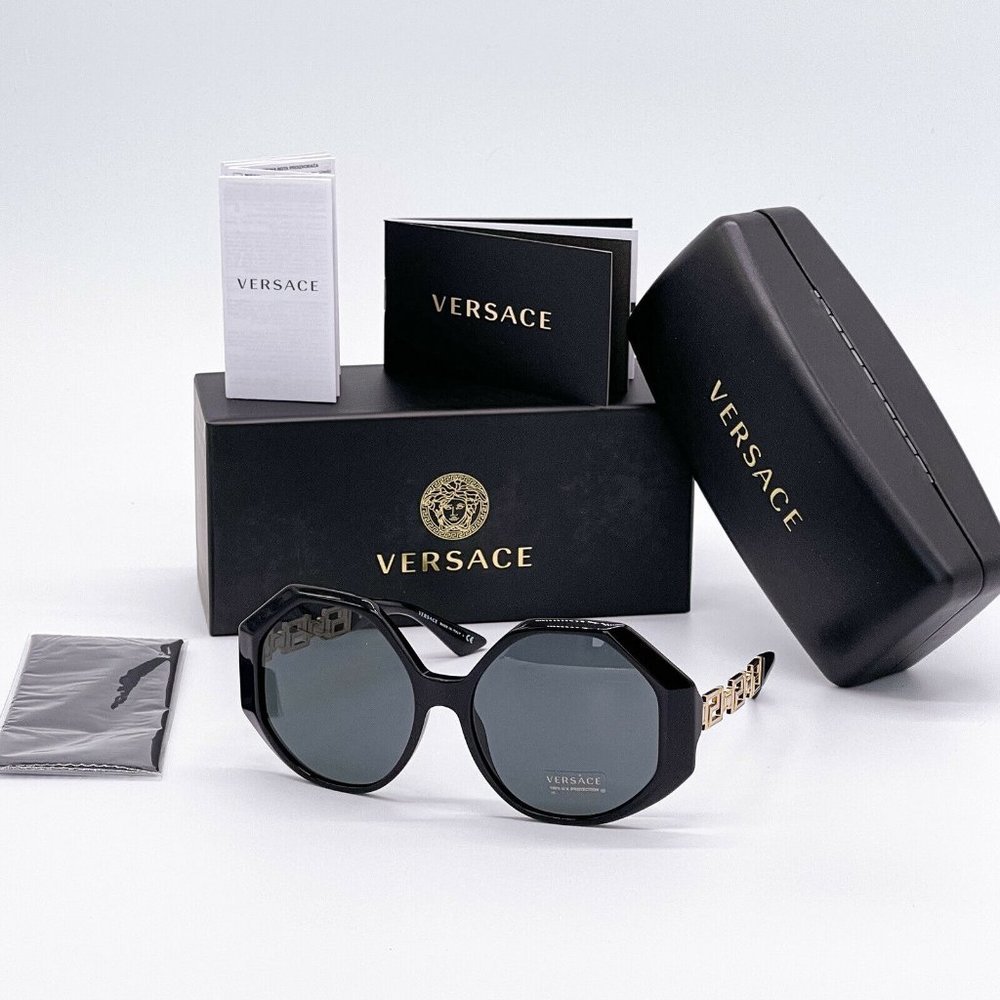 Versace Black 59mm Sunglasses! w/ box